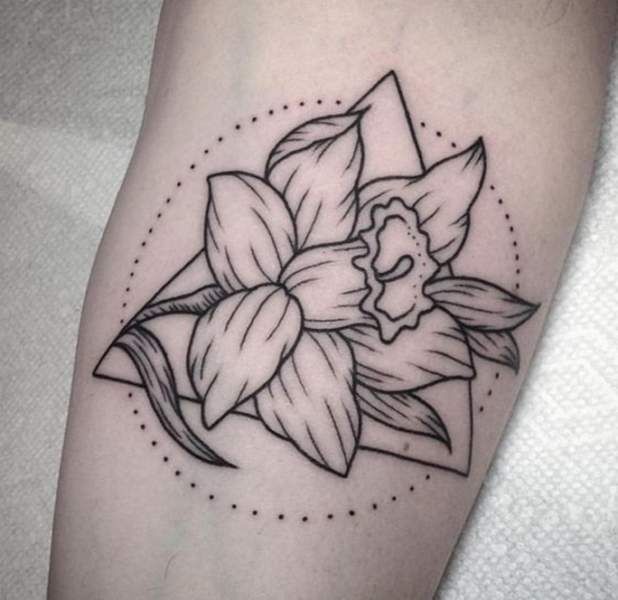10 Lovely and Beautiful Daffodil Tattoo Designs In 2023!