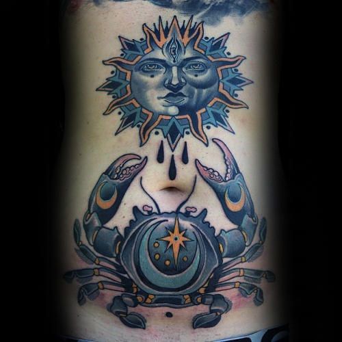 79 Cool Crab Tattoo Designs for Men