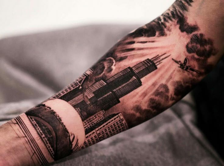 101 Best Chicago Skyline Tattoo Ideas That Will Blow Your Mind!