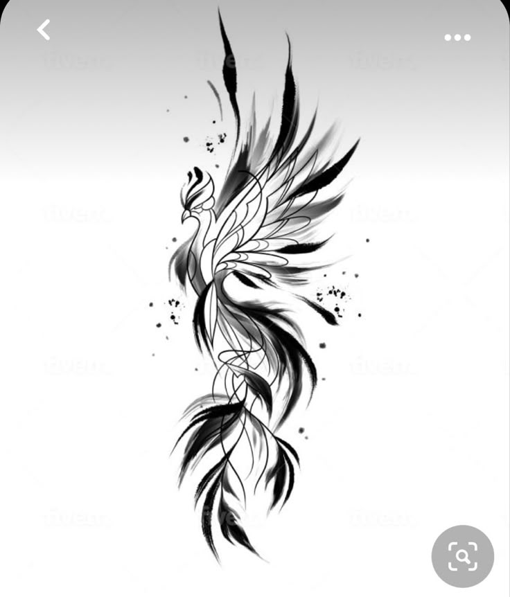 Pin by Lee on Tattoos | Unique tattoo designs, Feather tattoos, Phoenix  tattoo feminine