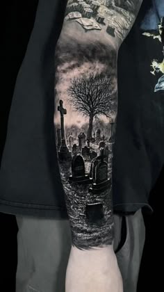 Architectural Column Tattoo