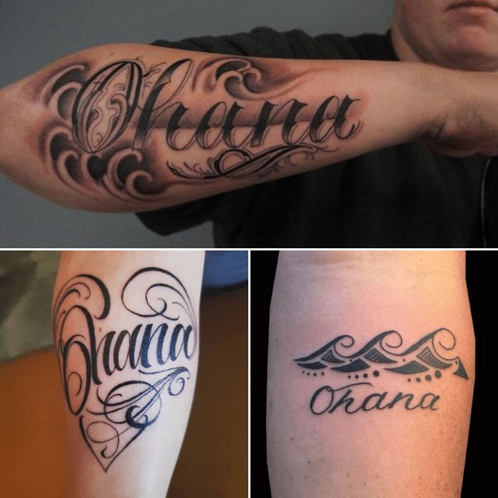 Best Ohana Tattoo Ideas - Family Tattoo - PositiveFox.com
