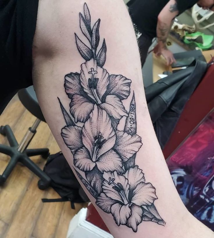 101 Amazing Gladiolus Tattoo Designs You Need To See!