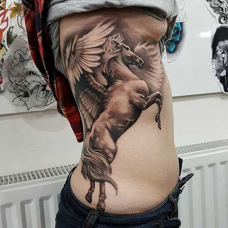 Pin by Gosia Falba on tatoo | Pegasus tattoo, Horse tattoo design, Horse tattoo