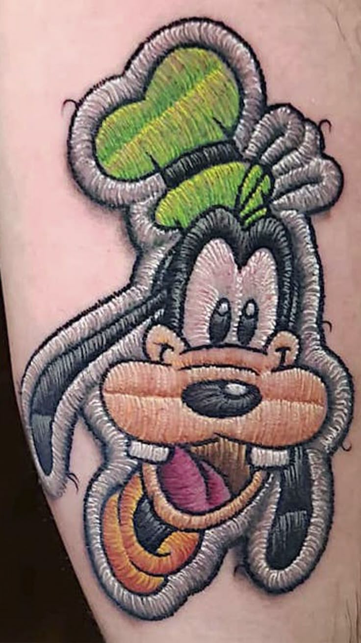 Realistic Embroidery Tattoos Inspired In Mexican Handcrafts