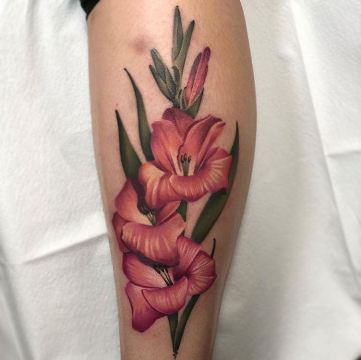 Gladiolus Tattoo: 28 Unique Designs You will Love