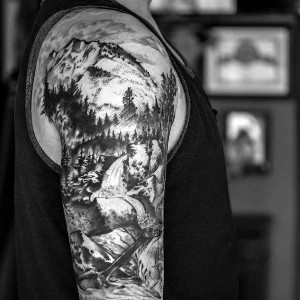 60 Realistic Hiking Tattoos for Men