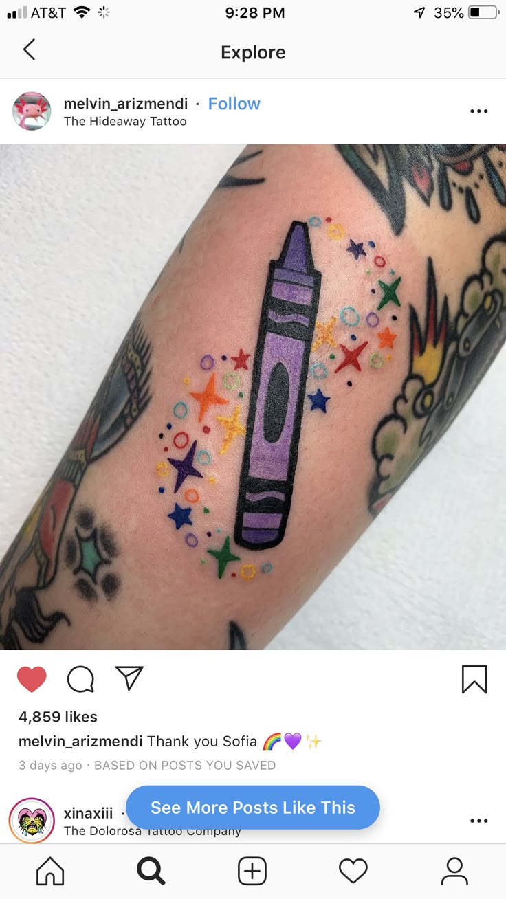 Crayon Tattoo