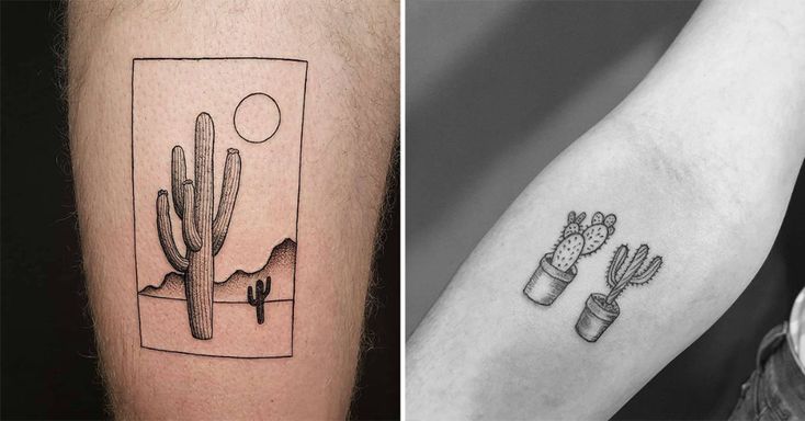 24 Fascinating Cactus Tattoo Ideas and Their Meanings