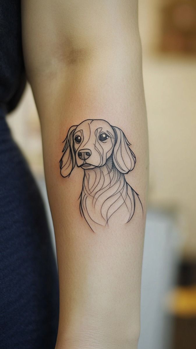 🐶 25 Dachshund Tattoo Ideas | Unique Dog Tattoo Designs & Inspiration