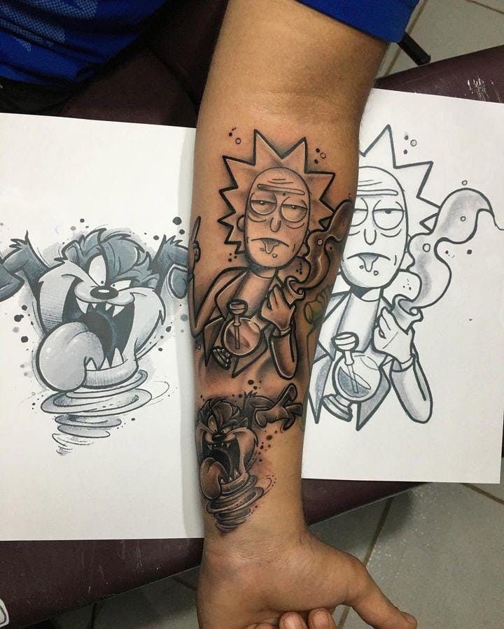 130 Cartoon Tattoo Ideas Inspired By All-Time Favorite Animated Shows