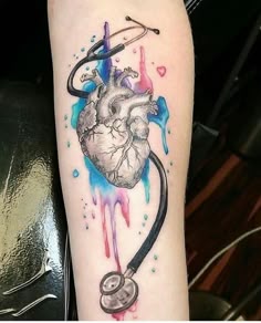 Discover 26 Medical Tattoo and Nurse Tattoo Ideas | caduceus tattoo, doctor tattoo, stethoscope tattoo and more