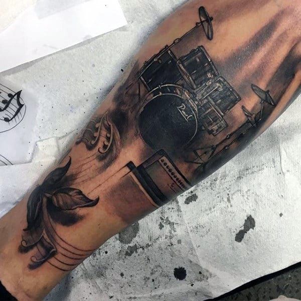 67 Stunning Drum Tattoos for Men
