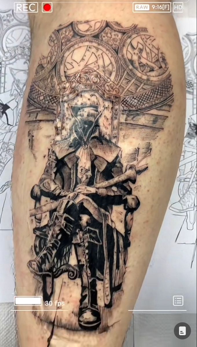 Lady Maria Bloodborne Tattoo