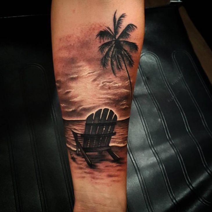 21+ Beach Tattoo Designs, Ideas