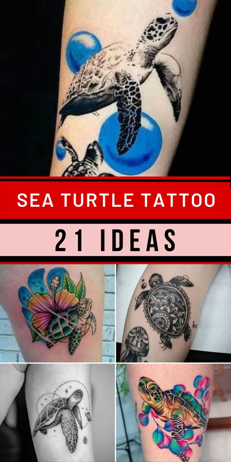 Unveiling Nature's Charm: Small Sea Turtle Tattoo Ideas - Simple yet  Significant