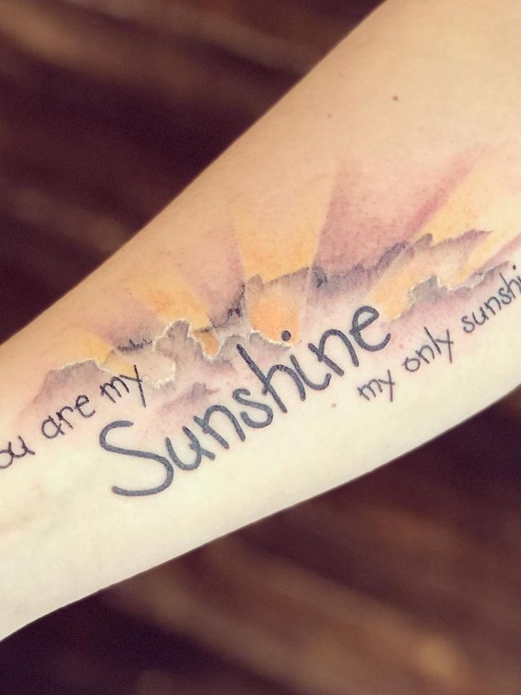 Pin by Jennifer Adkins Schoot on tatoos | Sunshine tattoo, Forearm tattoo  women, Tattoo designs