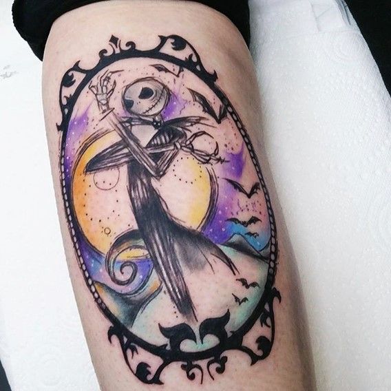 53 Cool Nightmare Before Christmas Tattoo Designs | Spiritustattoo.com