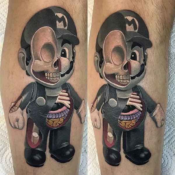 Discover 91 Mario (chaojimali) and Nintendo Tattoo Ideas | video game tattoos, gamer tattoos, super mario art and more