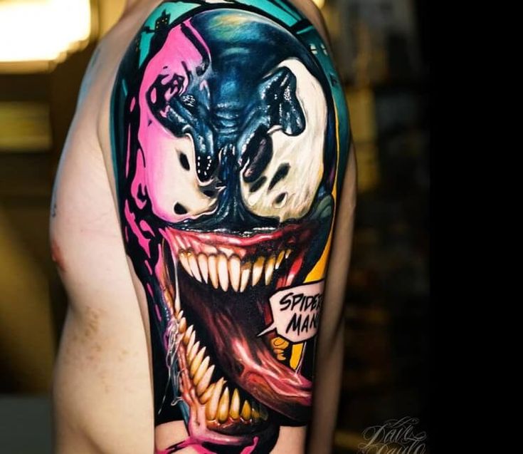 Venom tattoo by Dave Paulo | Post 27760