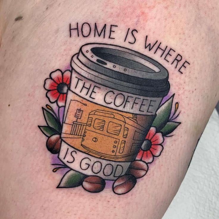 Espresso Yourself With These 39 Captivating Coffee Tattoo Ideas