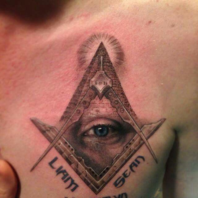 Pin by Brett Theron on Masonic Tattoos | Masonic tattoos, Tattoos, Freemason  tattoo