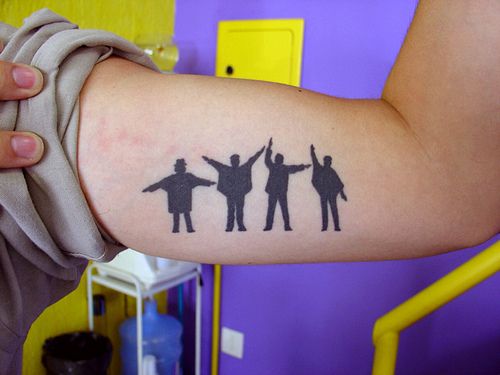 Beatles Help tattoo