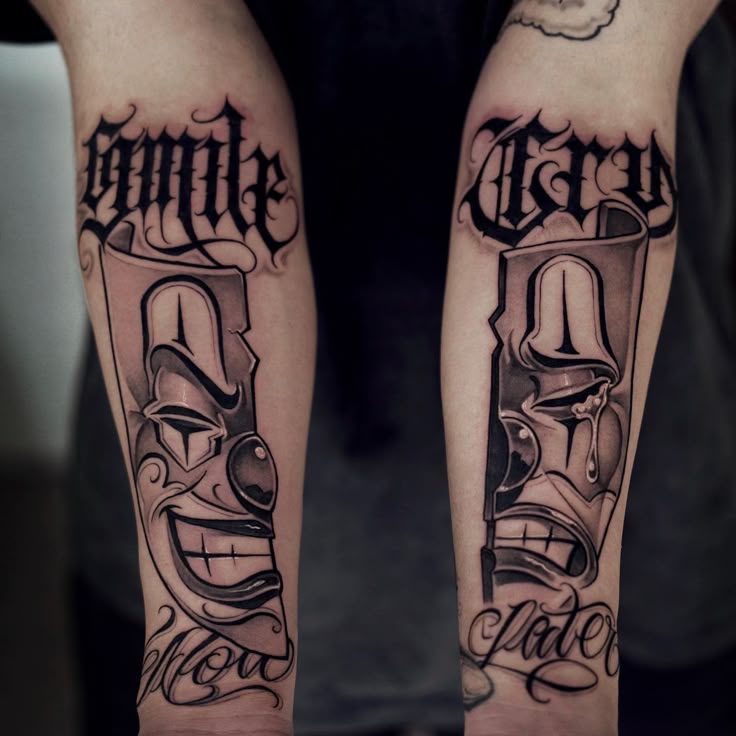 Smile Now Cry Later Tattoo Ideas
