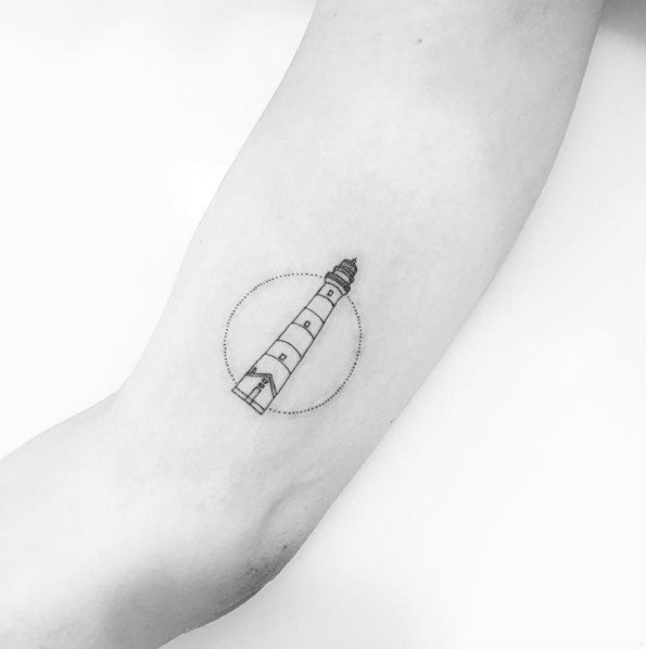 85 Mind-Blowing Lighthouse Tattoos And Their Meaning - AuthorityTattoo