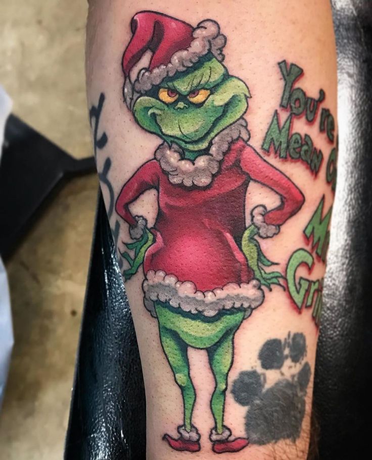 LadyTattooers on Instagram: "“Then the Grinch thought of something he  hadn't before! What if Christmas,