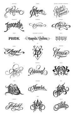 Discover 7 Tattoo Name Fonts and Discipline Tattoo Font Ideas | border embellishments, pinstriping tattoo, hawaiian word tattoos and more