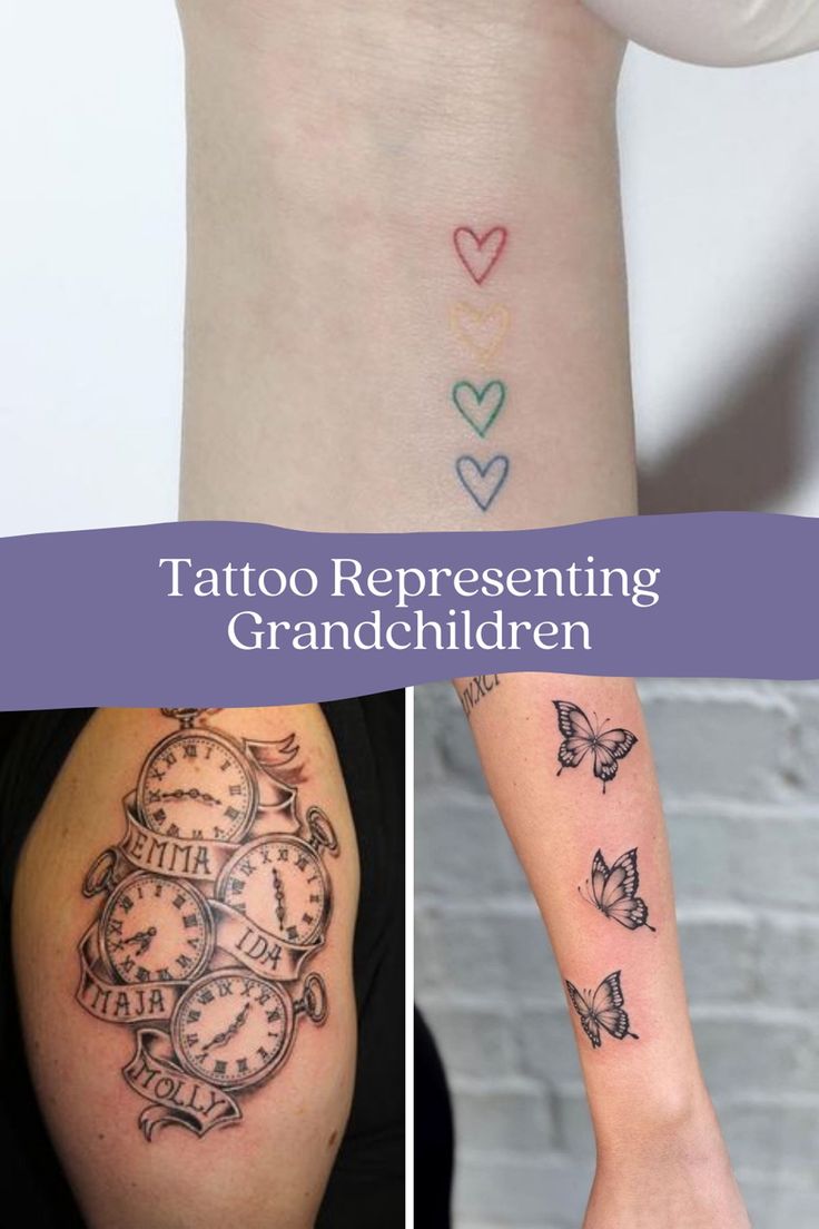 91 Meaningful Grandchildren Tattoos + Images