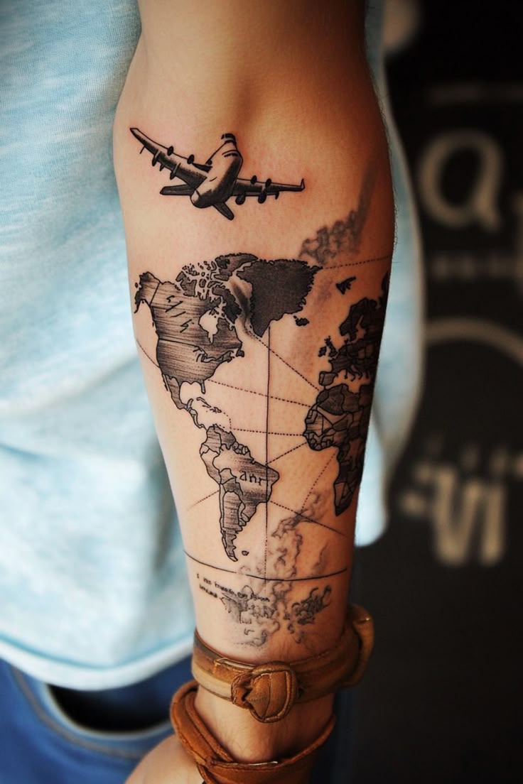 10 Wanderlust-Inspiring Travel Tattoos For Your Next Adventure