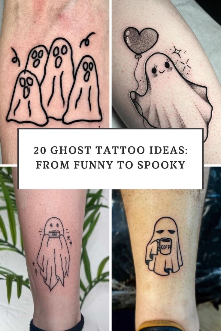 20 Ghost Tattoo Ideas: From Funny To Spooky