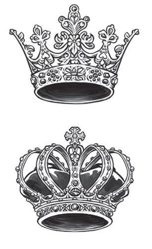 King & Queen Crown Tattoo