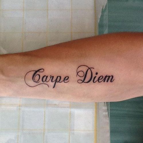 15 Best Carpe Diem Tattoo Designs And Ideas!