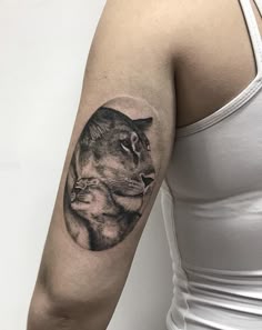 Discover 10 Lioness Tattoo and Cubs Tattoo Ideas | female lion tattoo,  lioness and cub tattoo, sleeping tiger cub tattoo and more