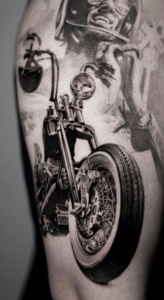Motorcycle Tattoos | Motorcycle tattoos, Harley davidson tattoos, Biker  tattoos