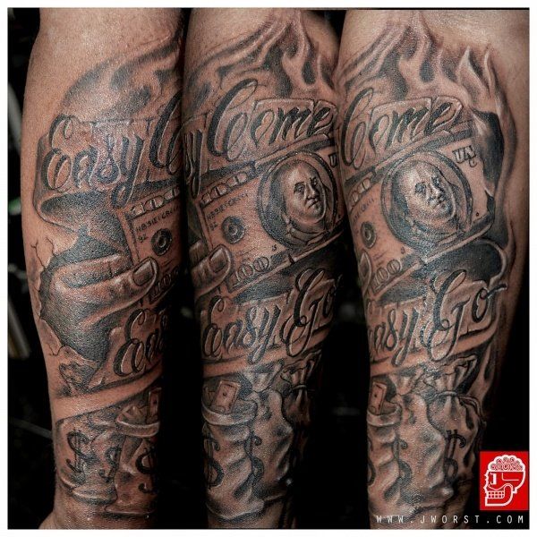Money Tattoos for Men