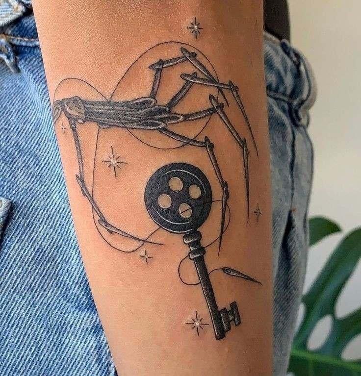 Pin by Rebeccaejschulz on Left arm | Coraline tattoo, Creative tattoos,  Inspirational tattoos