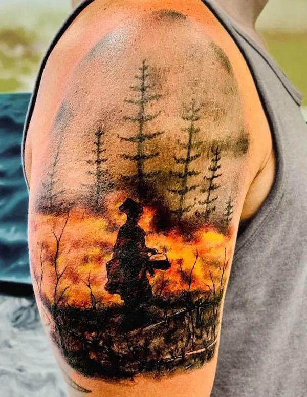 Pin by Deborah Wilson on Firefighter Tattoos | Fire fighter tattoos, Fire  tattoo, Wildland firefighter tattoo