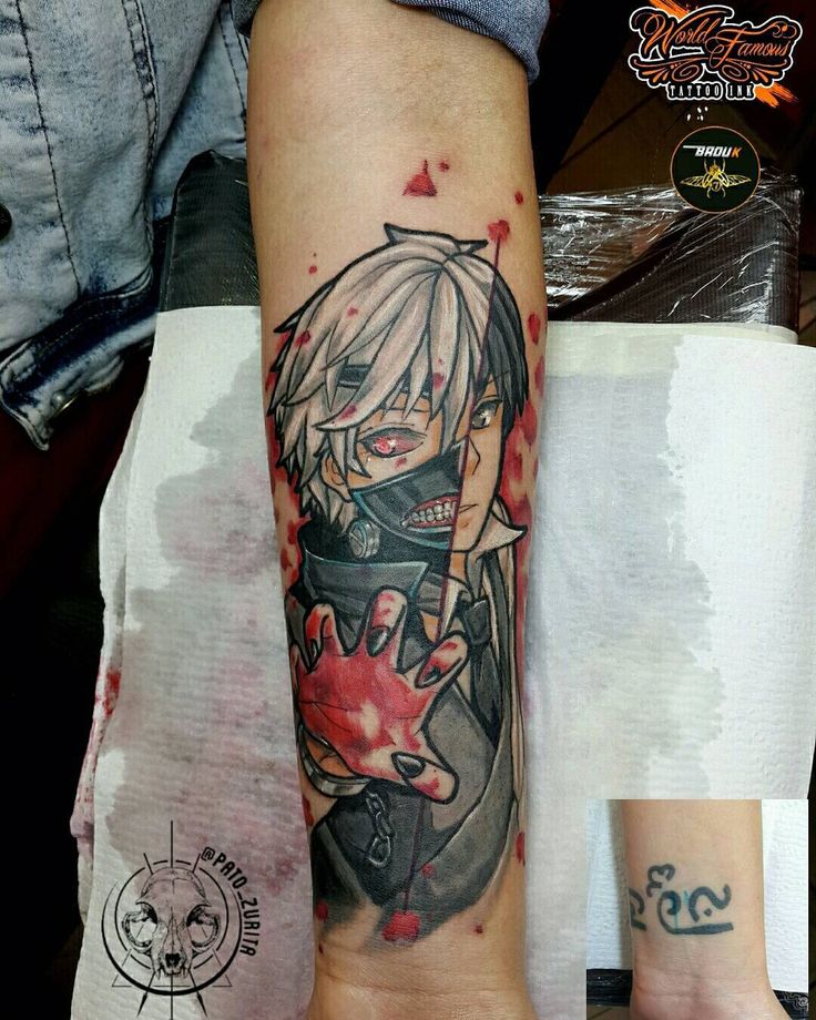 Kaneki tattoo tokyo ghoul tattoo 90 Me gusta, 1 comentarios - Pato Zurita  (@pato_zurita) en Instagram: "Great piece from #tokyoghoul. Really fun  #kaneki. And yes, this is a cover.. @worldfamousink…"