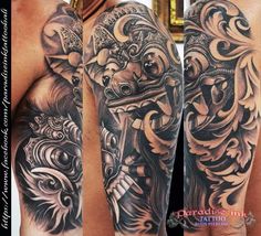 8 Bali tattoo ideas | balinese tattoo, mask tattoo, tattoos