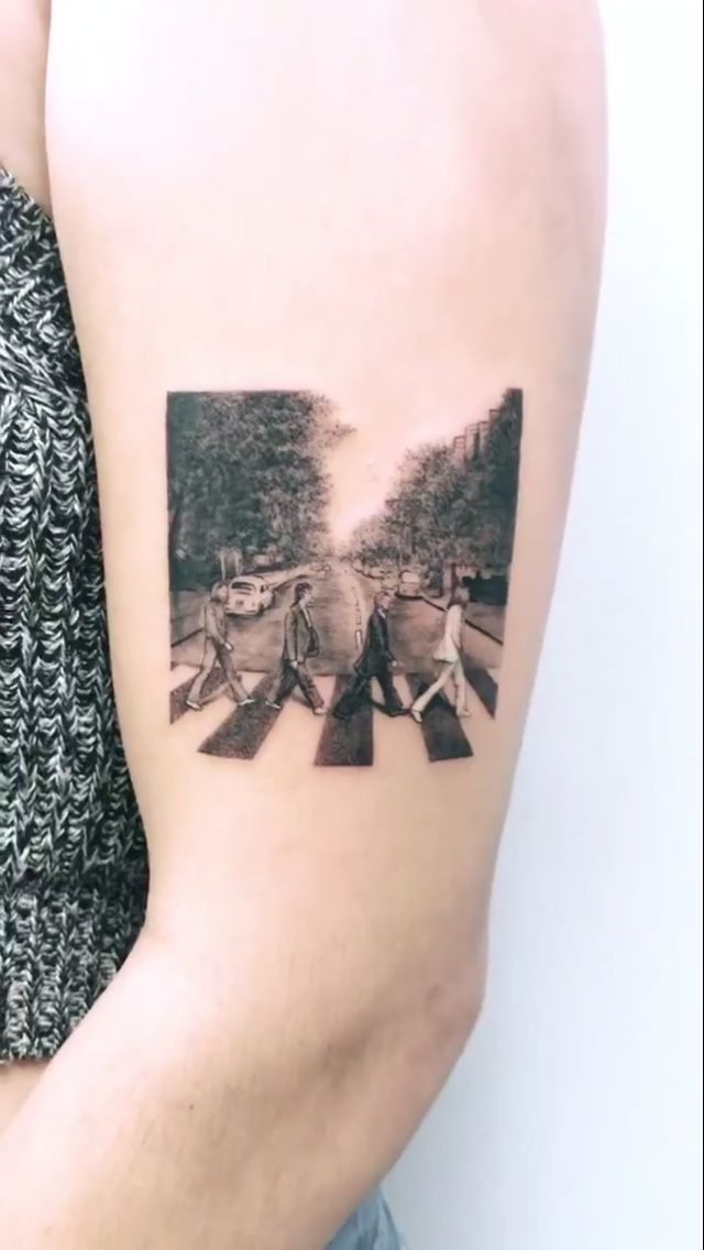 Pin by tuğba on Tattoos | Beatles tattoos, Cool tattoos, Cover tattoo