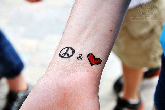 Pin by Meg Mitchell on Tattoos | Peace tattoos, Peace sign tattoos, Tattoos  with meaning