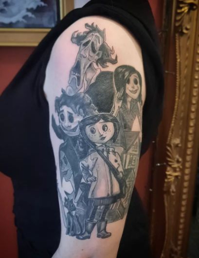 Healed Coraline Tattoos: 61 Perfect Coraline Tattoo Designs To Express Love