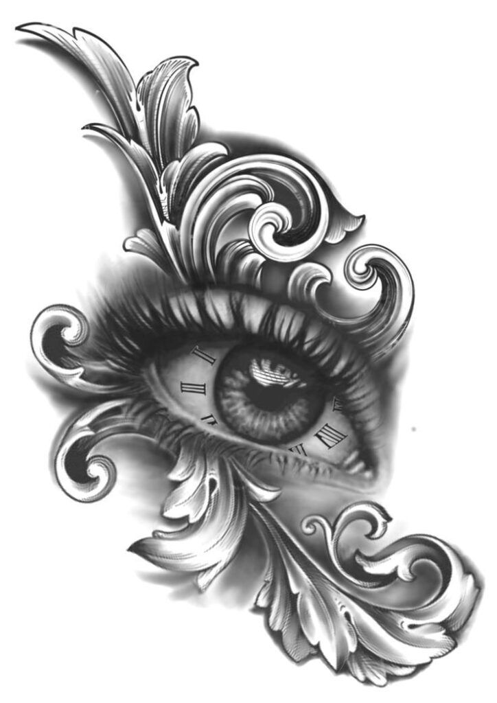 230+ Pretty Black and Grey Tattoo Designs (2024)