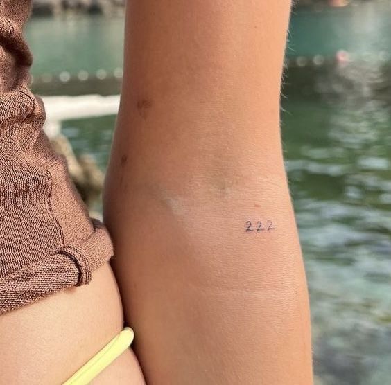 angel number tattoos
