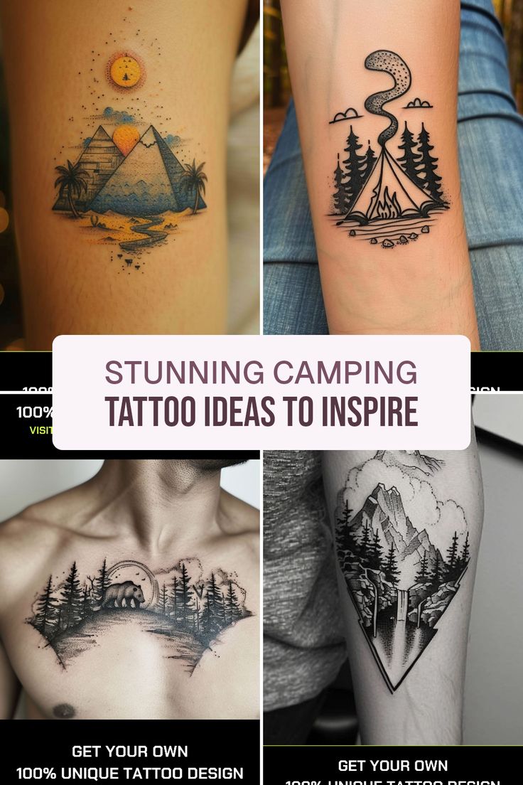 Stunning Camping Tattoo Ideas to Inspire