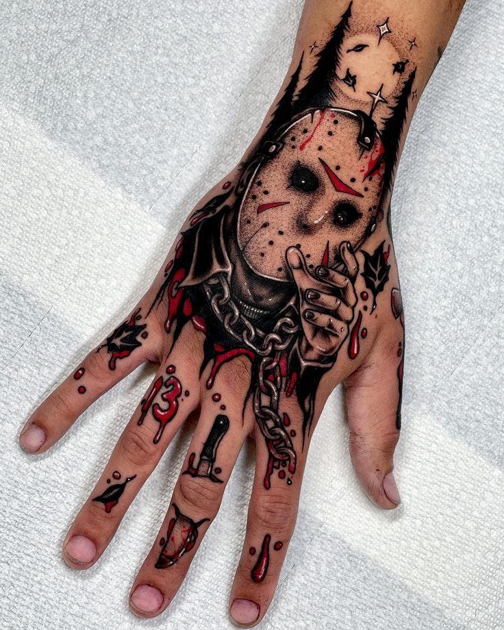 45+ Terrifyingly Cool Friday the 13th Tattoo Ideas